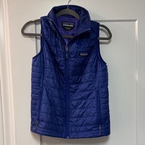 Patagonia women’s  Royal Blue Quilted Insulated Vest